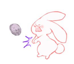 Funny rabbit Usa Muraki sticker #3509383