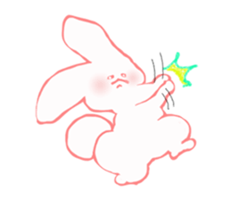 Funny rabbit Usa Muraki sticker #3509384