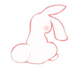 Funny rabbit Usa Muraki sticker #3509390
