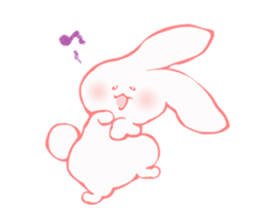 Funny rabbit Usa Muraki sticker #3509395