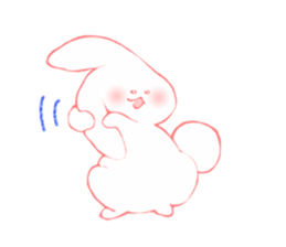 Funny rabbit Usa Muraki sticker #3509401