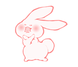 Funny rabbit Usa Muraki sticker #3509405