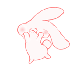 Funny rabbit Usa Muraki sticker #3509407