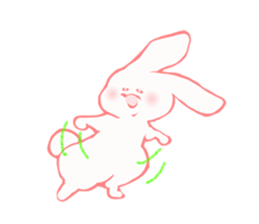 Funny rabbit Usa Muraki sticker #3509413