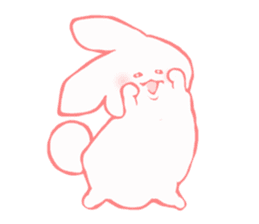 Funny rabbit Usa Muraki sticker #3509415