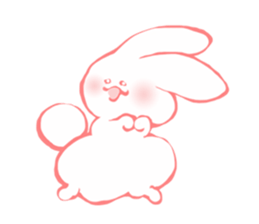 Funny rabbit Usa Muraki sticker #3509416