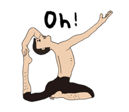 Yoga lovers Yoga man yoga boys Vol.03 sticker #3509419