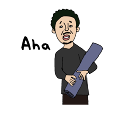 Yoga lovers Yoga man yoga boys Vol.03 sticker #3509440