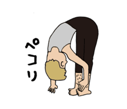 Yoga lovers Yoga man yoga boys Vol.03 sticker #3509441