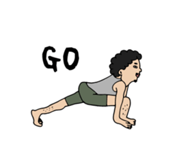 Yoga lovers Yoga man yoga boys Vol.03 sticker #3509447