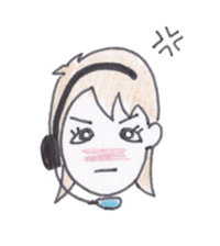 Telephone master Call-chan sticker #3510105