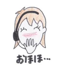 Telephone master Call-chan sticker #3510108