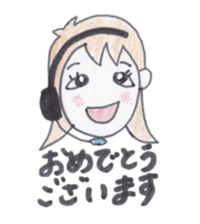 Telephone master Call-chan sticker #3510113