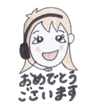 Telephone master Call-chan sticker #3510113