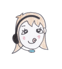 Telephone master Call-chan sticker #3510115