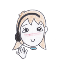 Telephone master Call-chan sticker #3510116