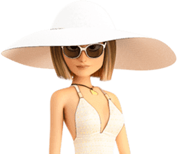 The Gorgeous Girl with the Very Big Hat sticker #3510165