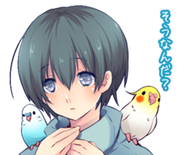 Moemoe parrot sticker sticker #3510304