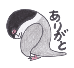 Java sparrow Peoples sticker #3510553