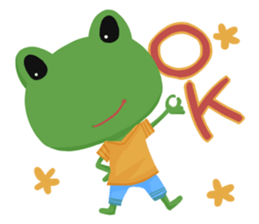 Pretty frogs sticker #3511065