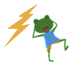 Pretty frogs sticker #3511079