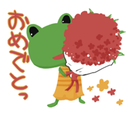 Pretty frogs sticker #3511092
