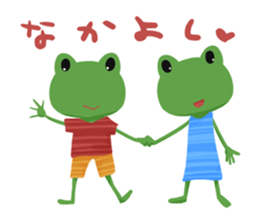 Pretty frogs sticker #3511094