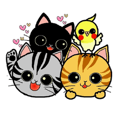 Sticker of apretty  pet
