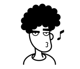 Mr. Kribo sticker #3511779