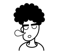 Mr. Kribo sticker #3511780