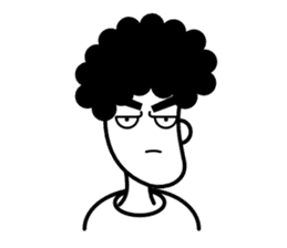 Mr. Kribo sticker #3511793