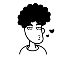 Mr. Kribo sticker #3511813