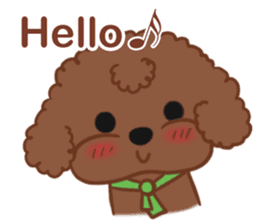 Shih Tzu and Poodle cute dog sticker #3511899