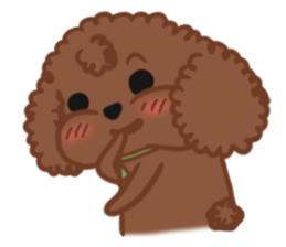 Shih Tzu and Poodle cute dog sticker #3511919