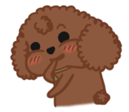 Shih Tzu and Poodle cute dog sticker #3511919