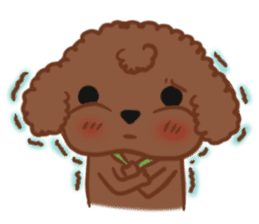 Shih Tzu and Poodle cute dog sticker #3511925
