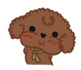 Shih Tzu and Poodle cute dog sticker #3511935