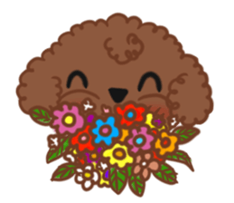 Shih Tzu and Poodle cute dog sticker #3511936