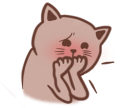 cute cat2!! sticker #3512273