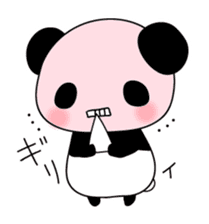 Lonely panda alone sticker #3512709