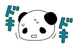 Lonely panda alone sticker #3512736