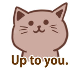 cute cat!! sticker #3512946