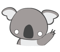 There, There, Koala sticker #3513018