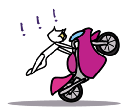 Myao motorbike life sticker #3513361