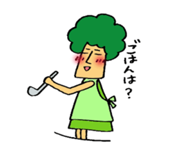 Broccoli mom sticker #3513596