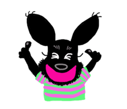 Black Miniature Schnauzer COCO sticker #3513818