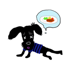 Black Miniature Schnauzer COCO sticker #3513836
