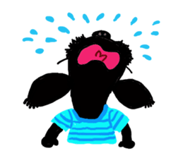 Black Miniature Schnauzer COCO sticker #3513846