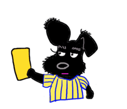 Black Miniature Schnauzer COCO sticker #3513852