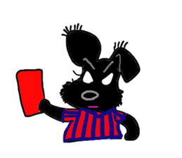 Black Miniature Schnauzer COCO sticker #3513853